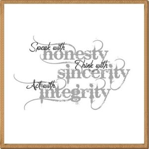 honestysincerityintegrity